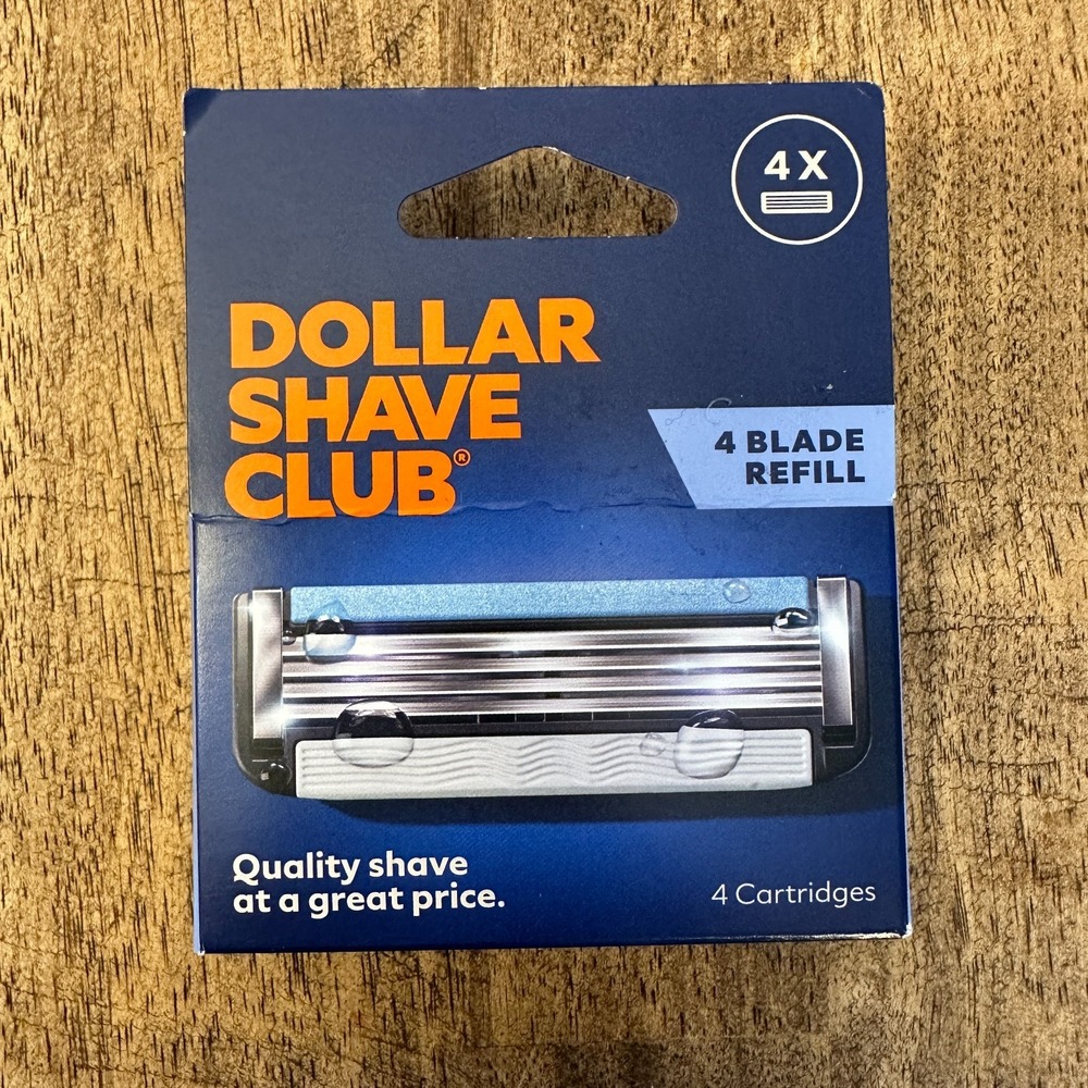 Dollar Shave Club,  4 Blade‎ Razors, Lot of 3 (12 Razors)